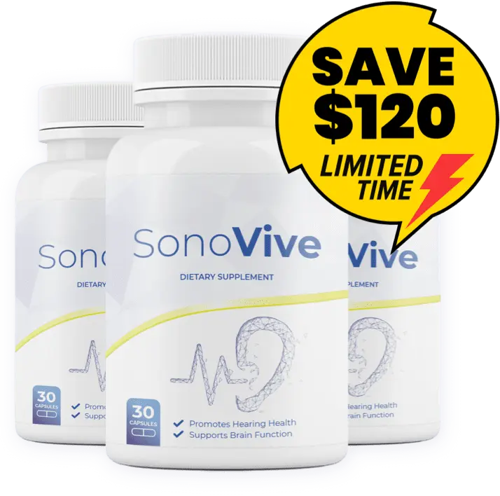 SonoVive 3 bottles